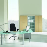 X Time Work Glass Executive Desk  (10)
