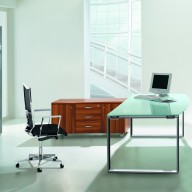 X Time Work Glass Executive Desk  (17)