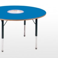 Activity Tables

A comprehensive range of shaped activity tables developed to encourage group activity.

• Height adjustable from 430mm to 630mm (in 25mm increments) with allen key, or with a tool free push pin fitting.

• Stain resistant wipe clean tops
 
• Supplied with a fully welded frame.
 
• MDF edge supplied as standard, coloured PVC or PU edge available.
