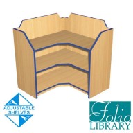 Folio 3ft Corner Bookcase