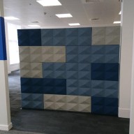 Handelsbanken - Tile / Fabric Acoustic Wall